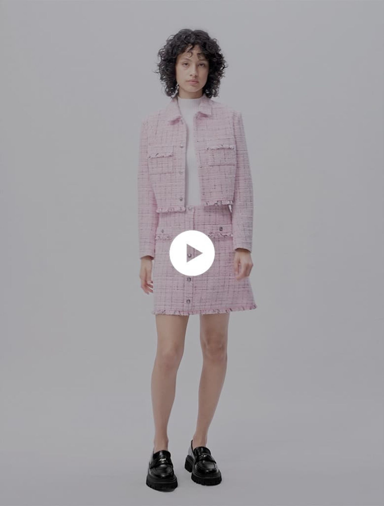 Veste en tweed