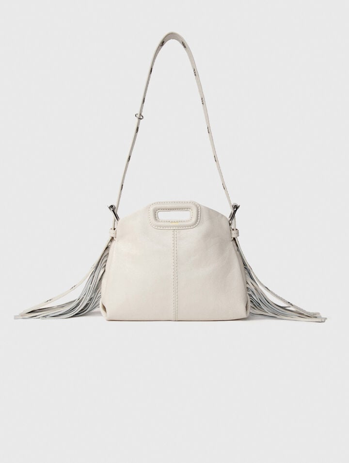 Sac Miss M mini en cuir craquelé
