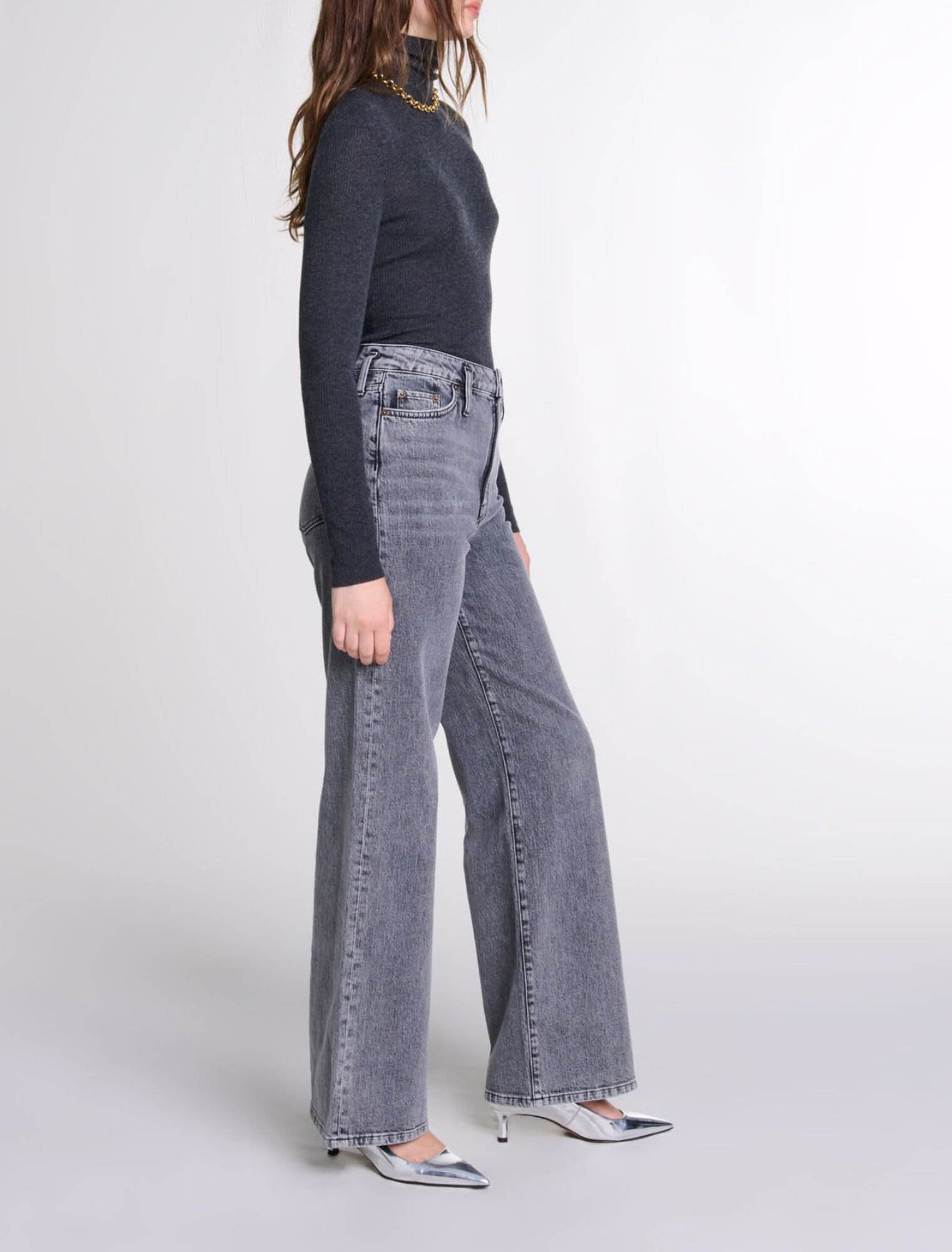 Pull en laine et soie