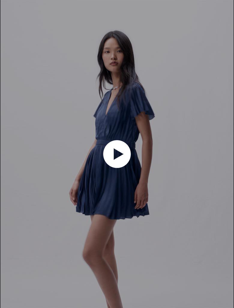 Robe maje plissee discount