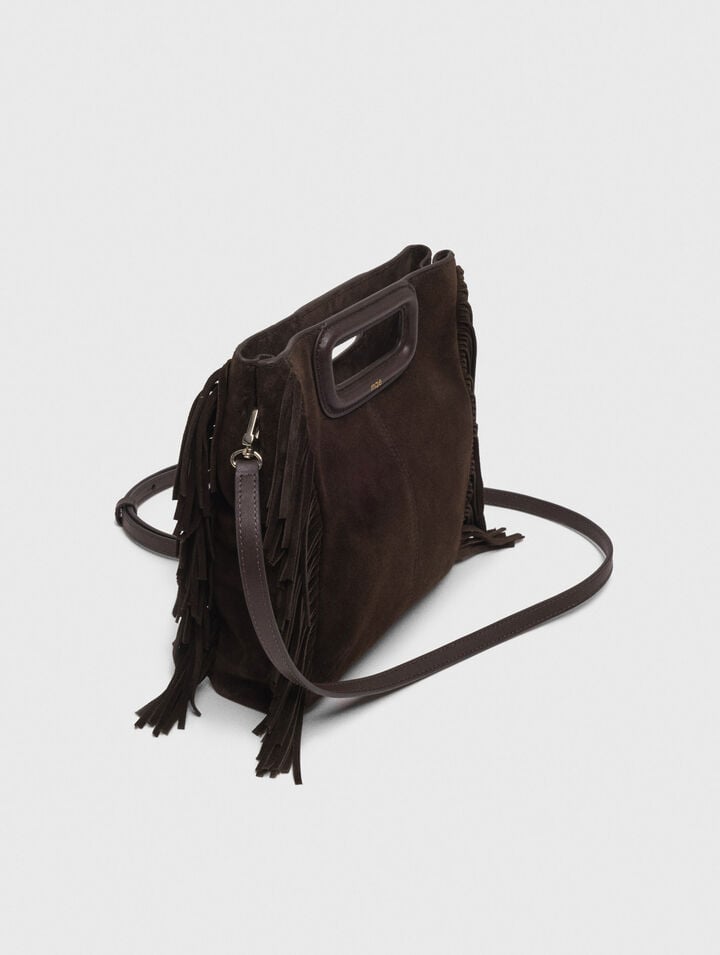 Sac M en cuir suède