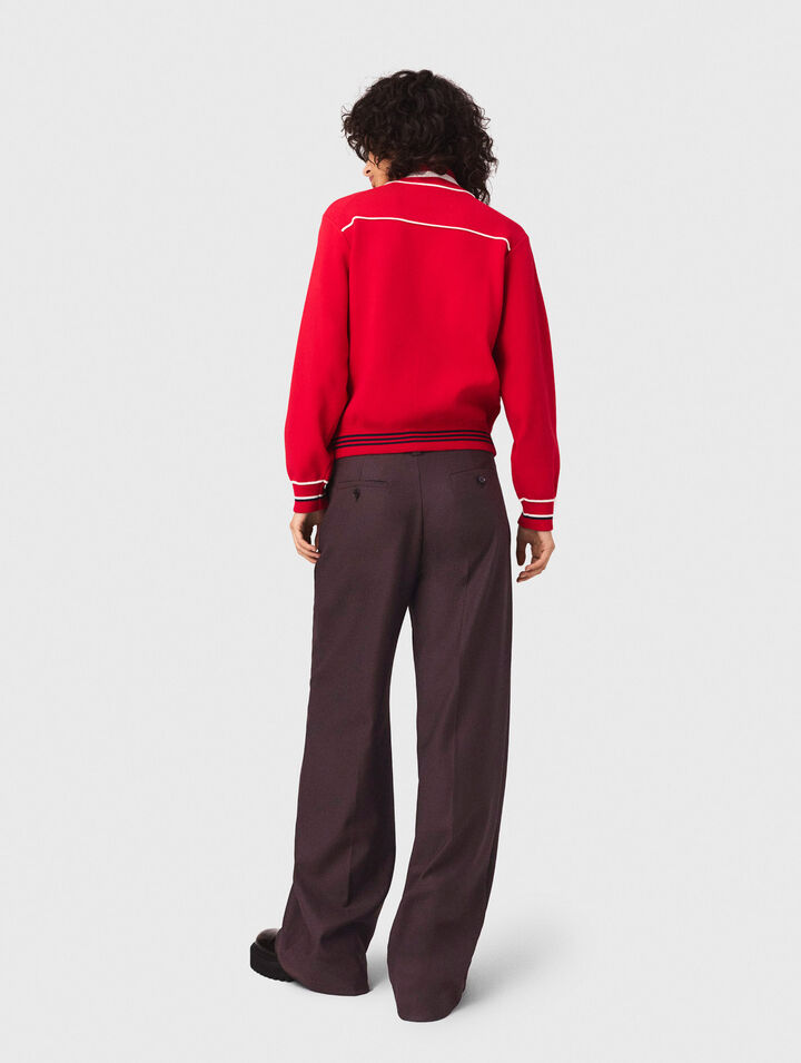 Pantalon de tailleur large