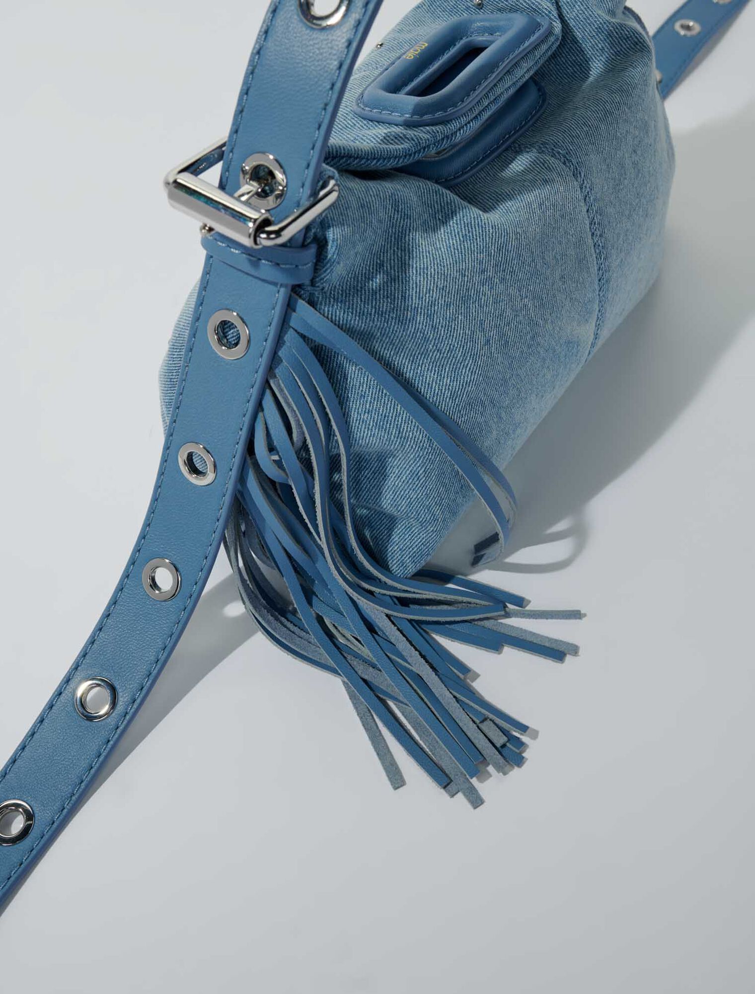 Sac Miss M Mini denim à studs