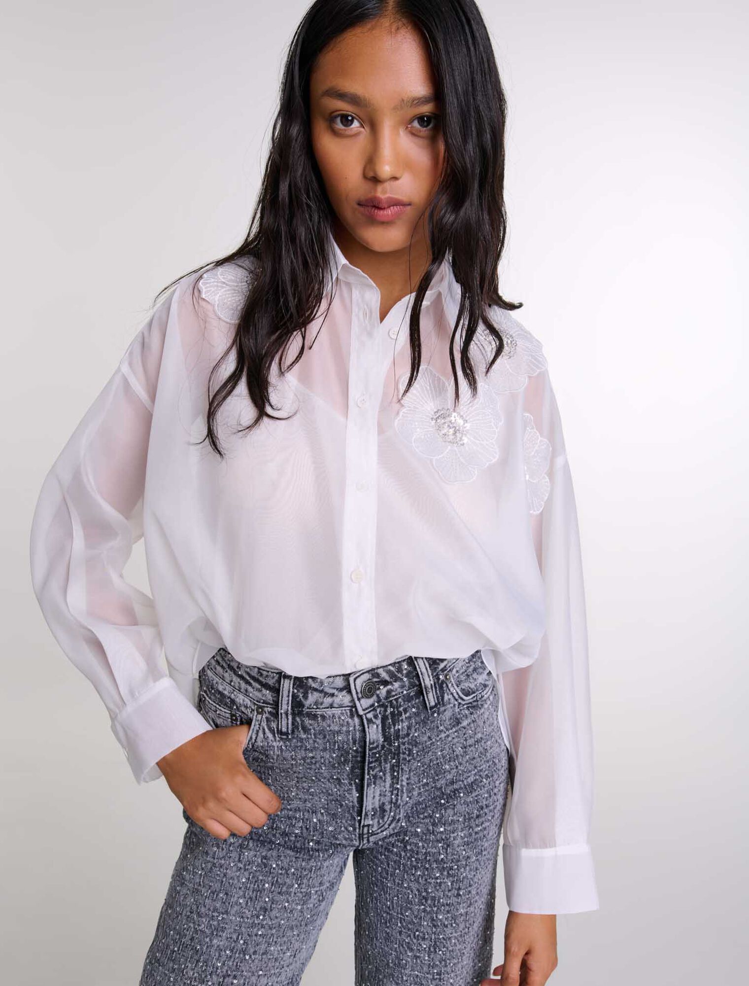 Chemise en organza