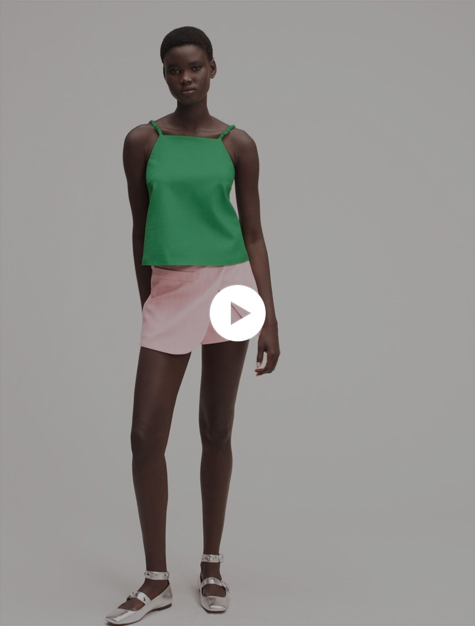 Short tailleur trompe l'œil