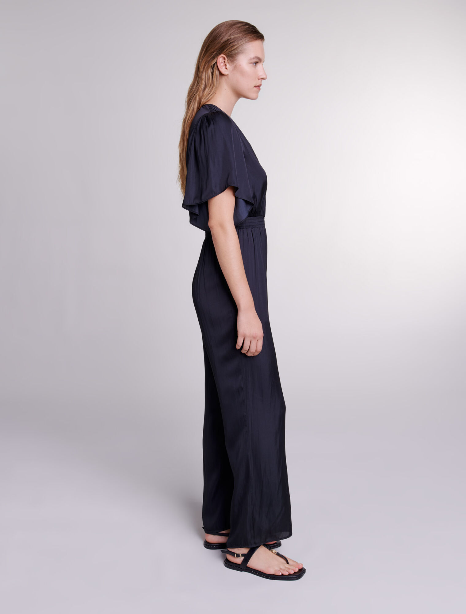 Combinaison pantalon satinée