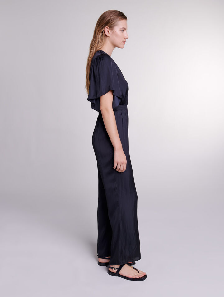 Combinaison pantalon satinée