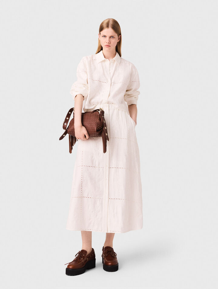 Sac Miss M mini en cuir et studs