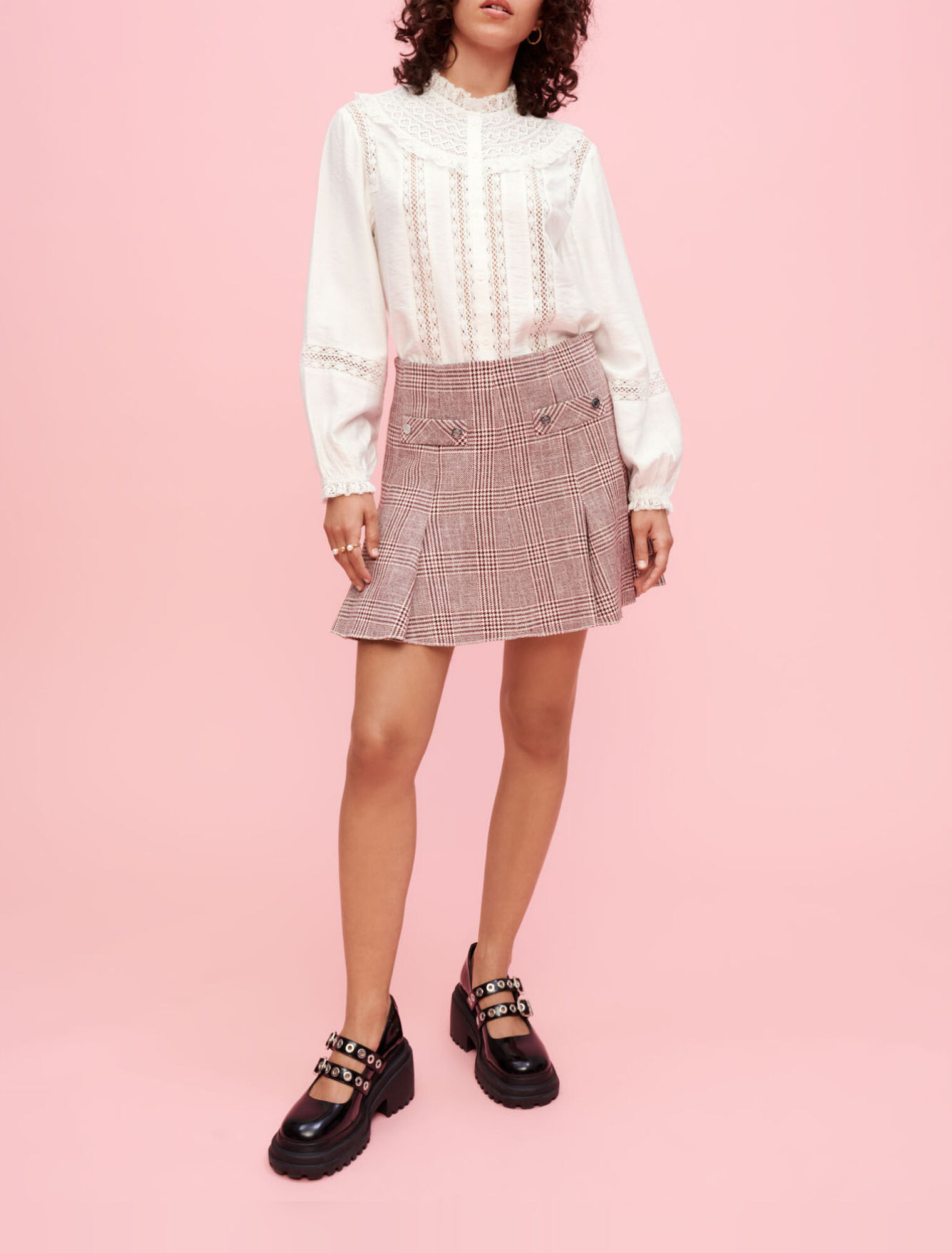 Chemise à broderies anglaises