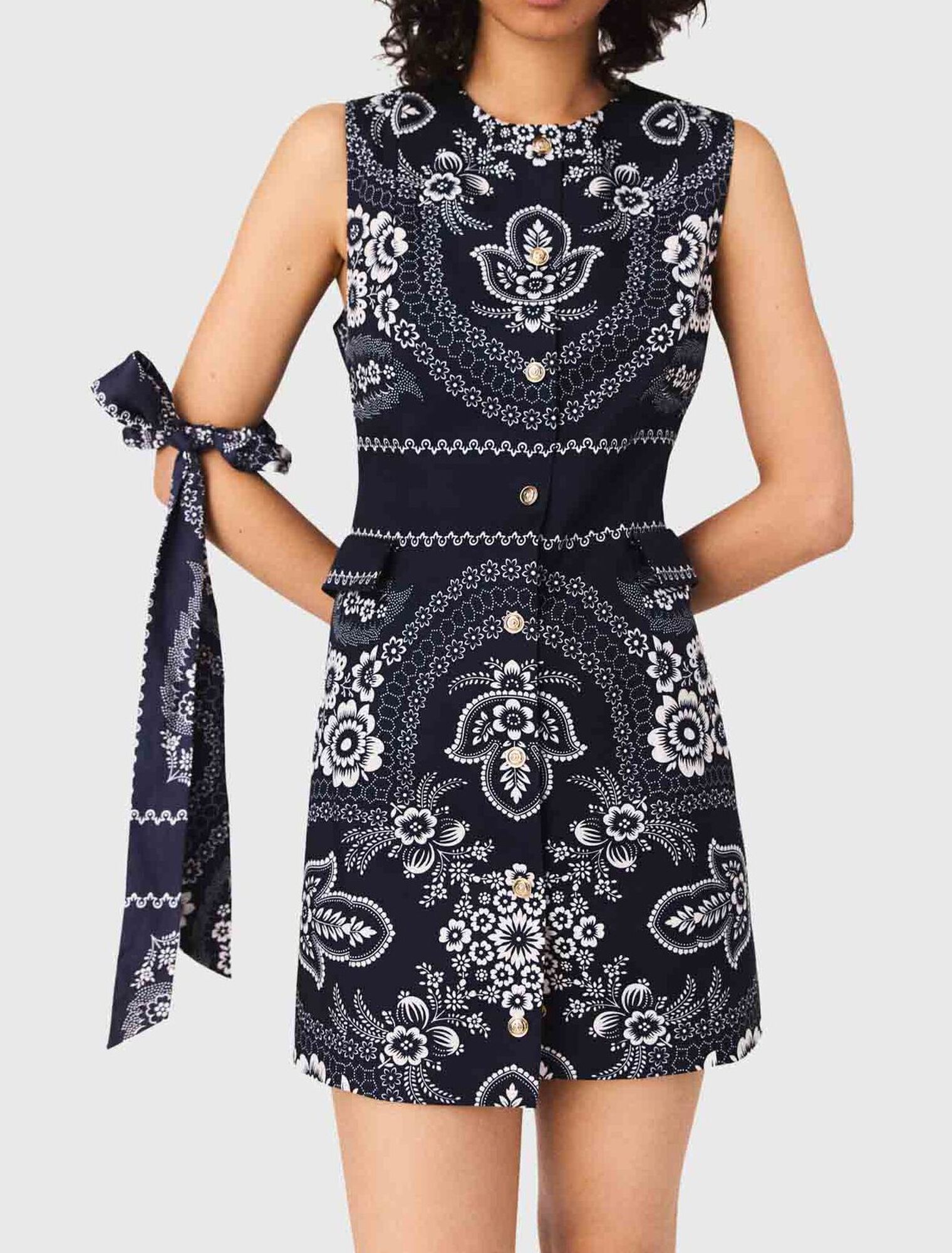 Chouchou imprim&eacute; avec twill