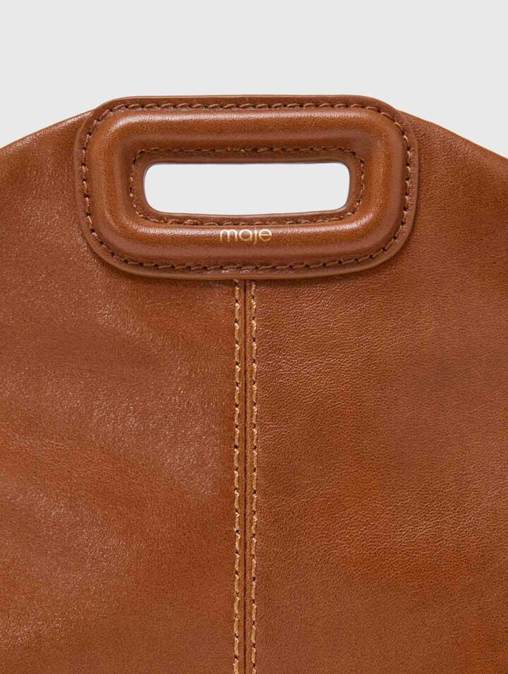 Sac Miss M mini en cuir lisse