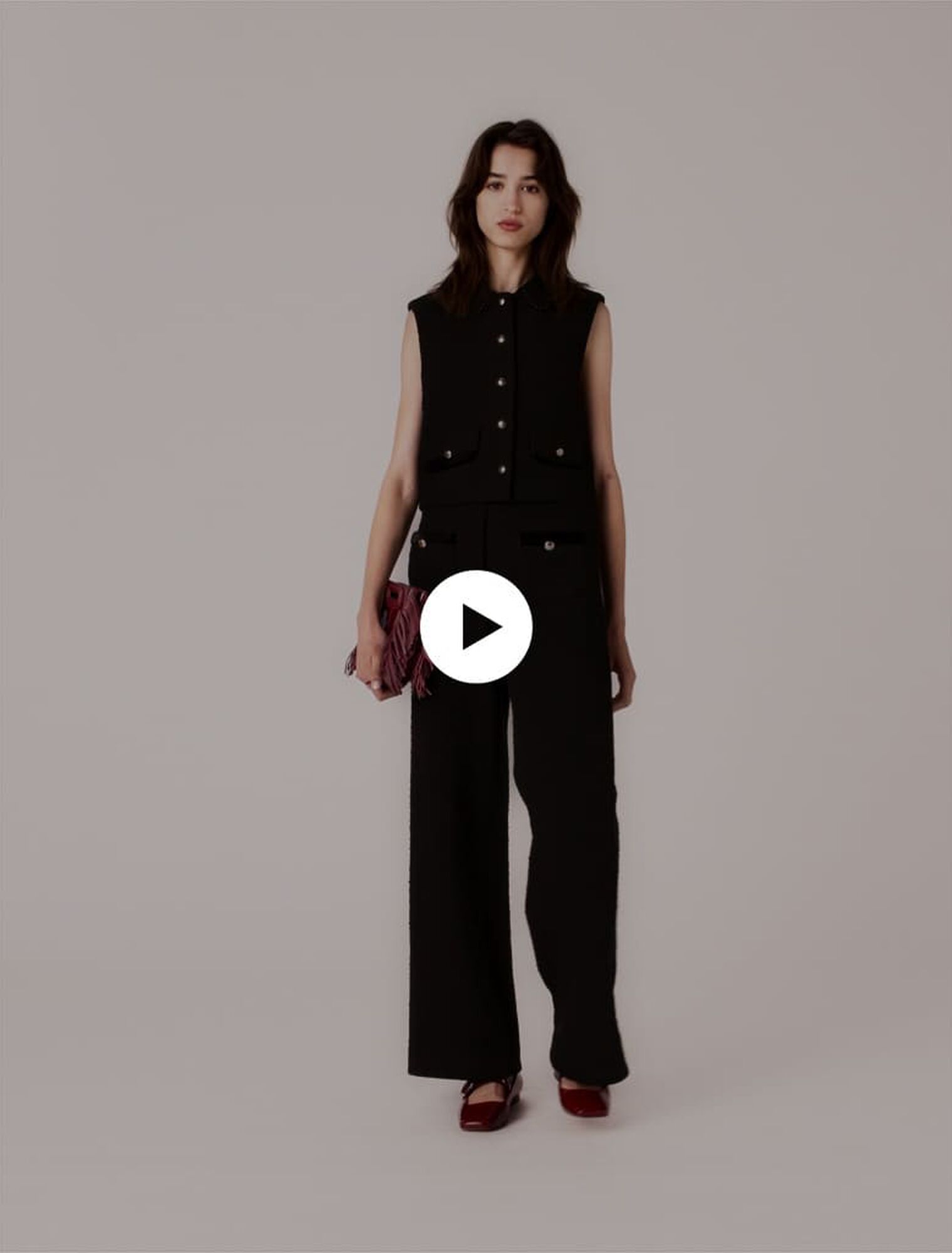 Pantalon en tweed 