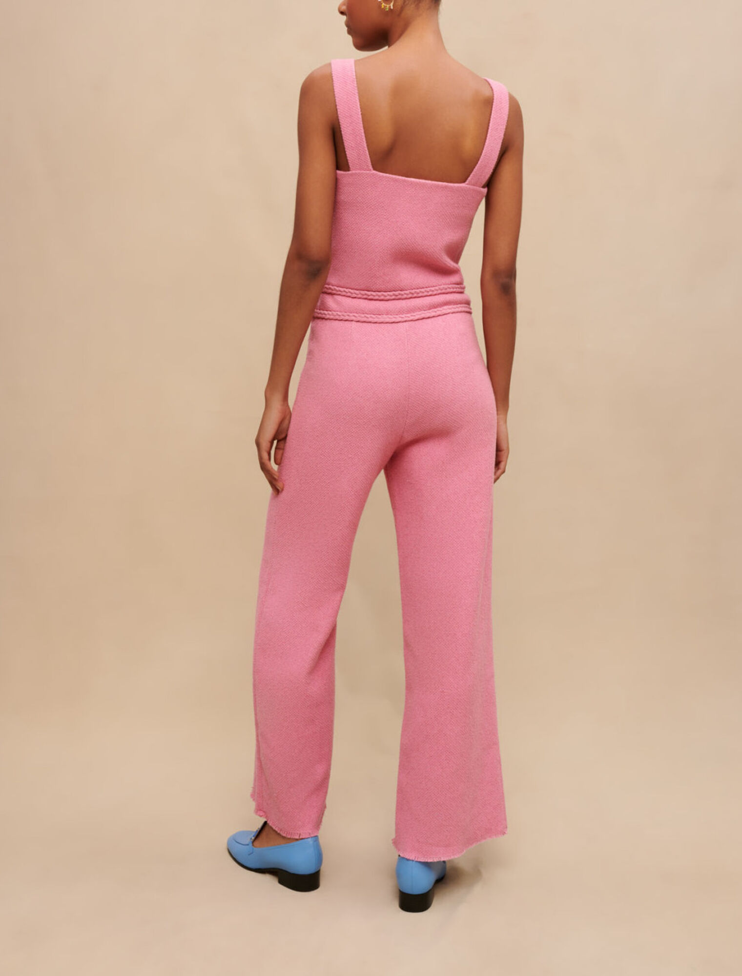 Combinaison pantalon en tweed