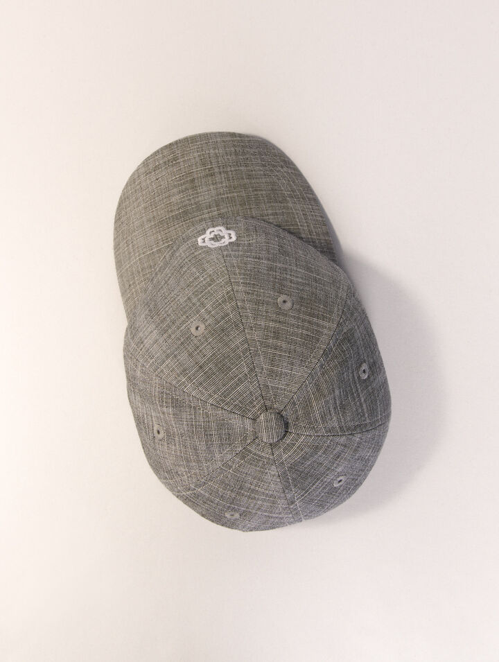 Casquette en coton imprimé