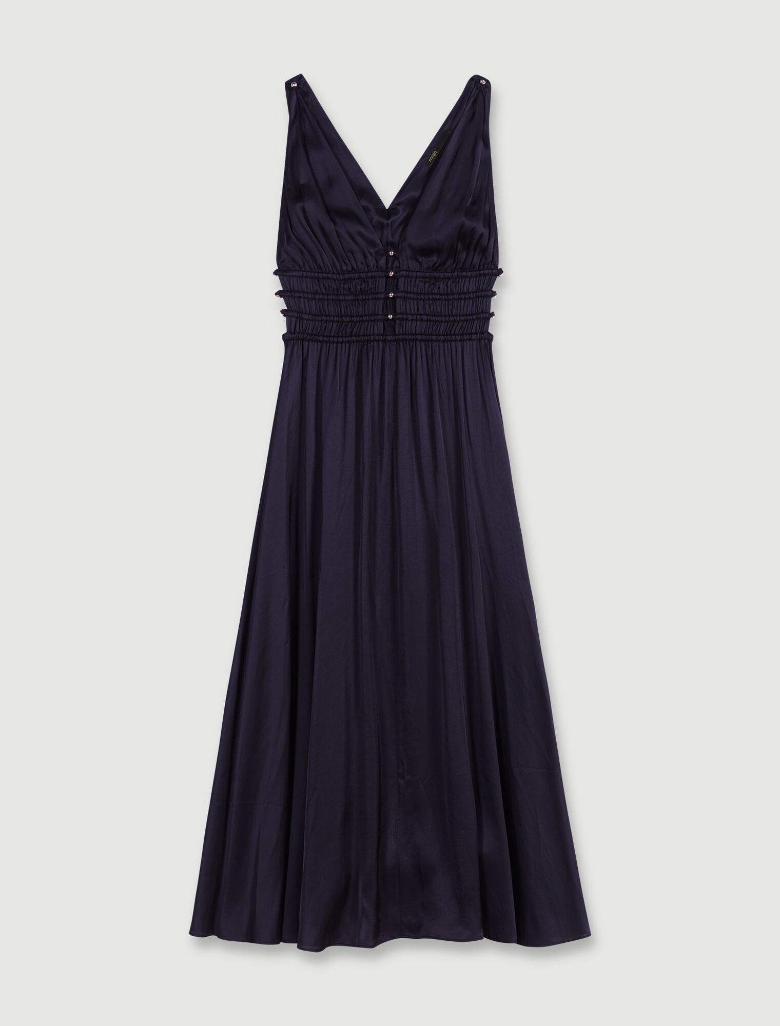 Robe satinée ajourée