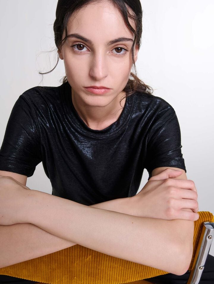 Tee-shirt lamé