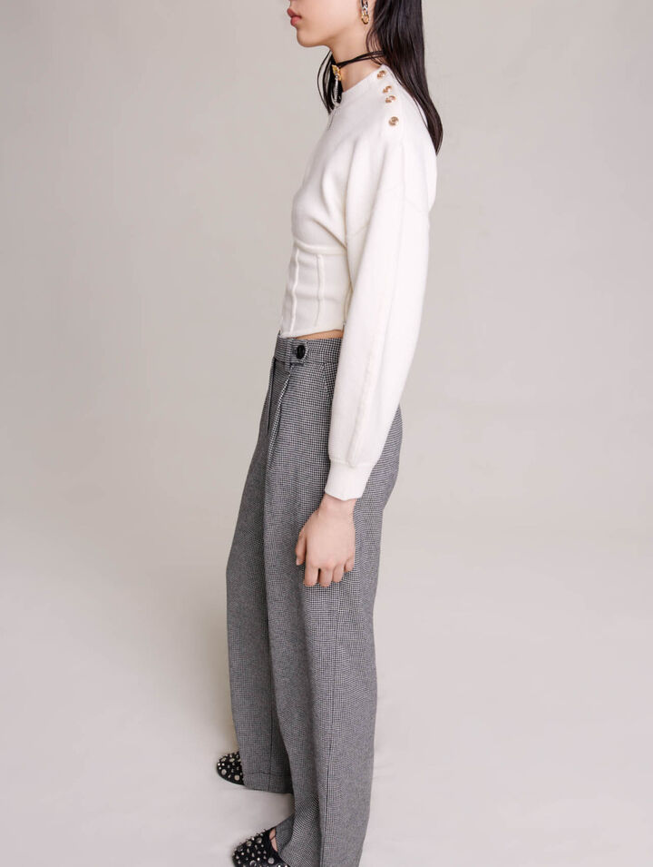 Pantalon de tailleur large