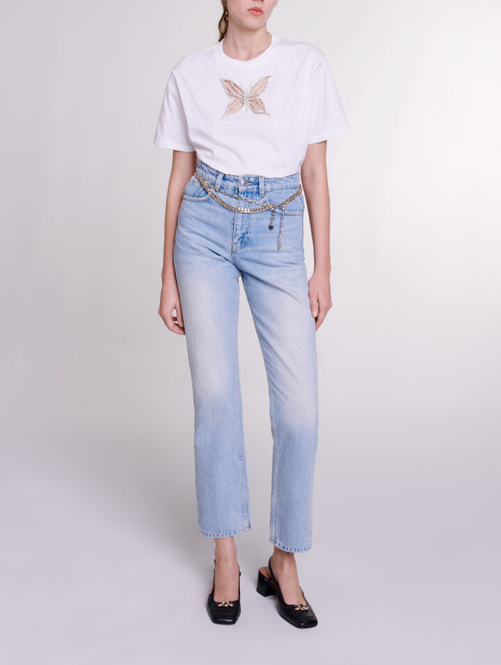 Tee-shirt à strass