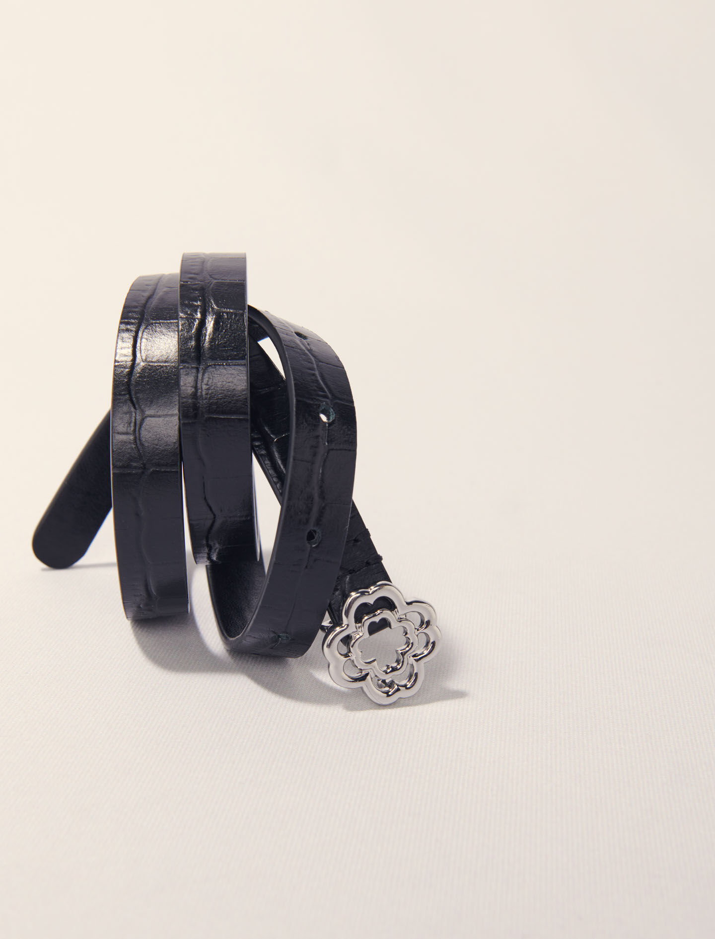 Maje ceinture double boucle on sale