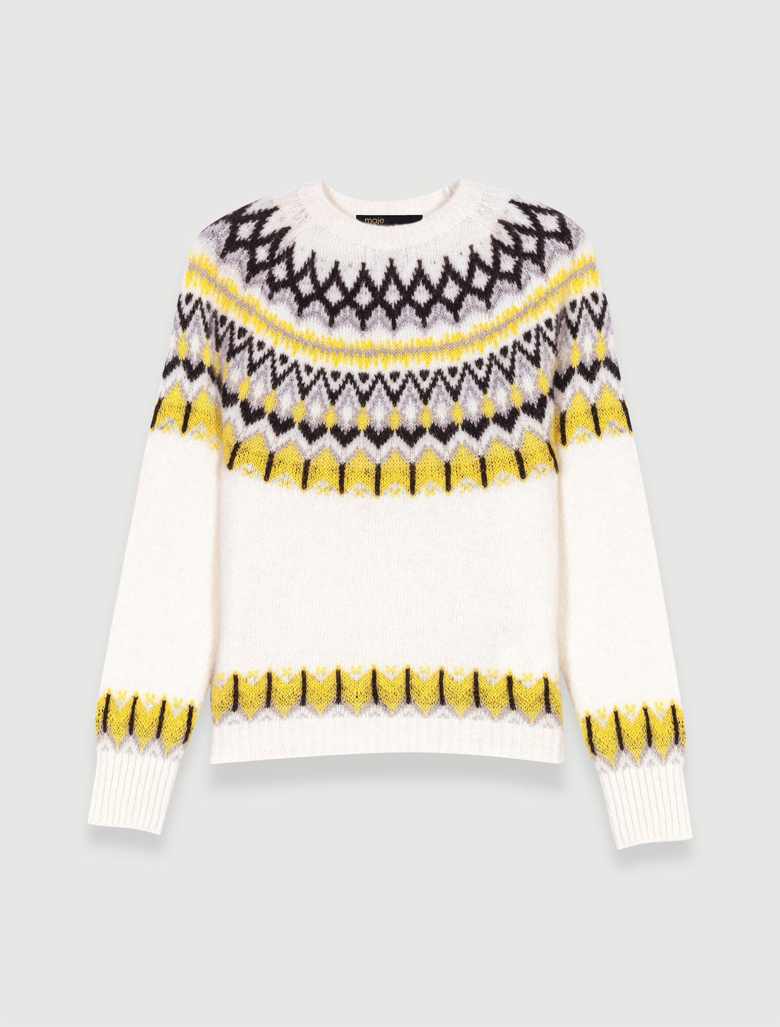 Pull en laine jacquard