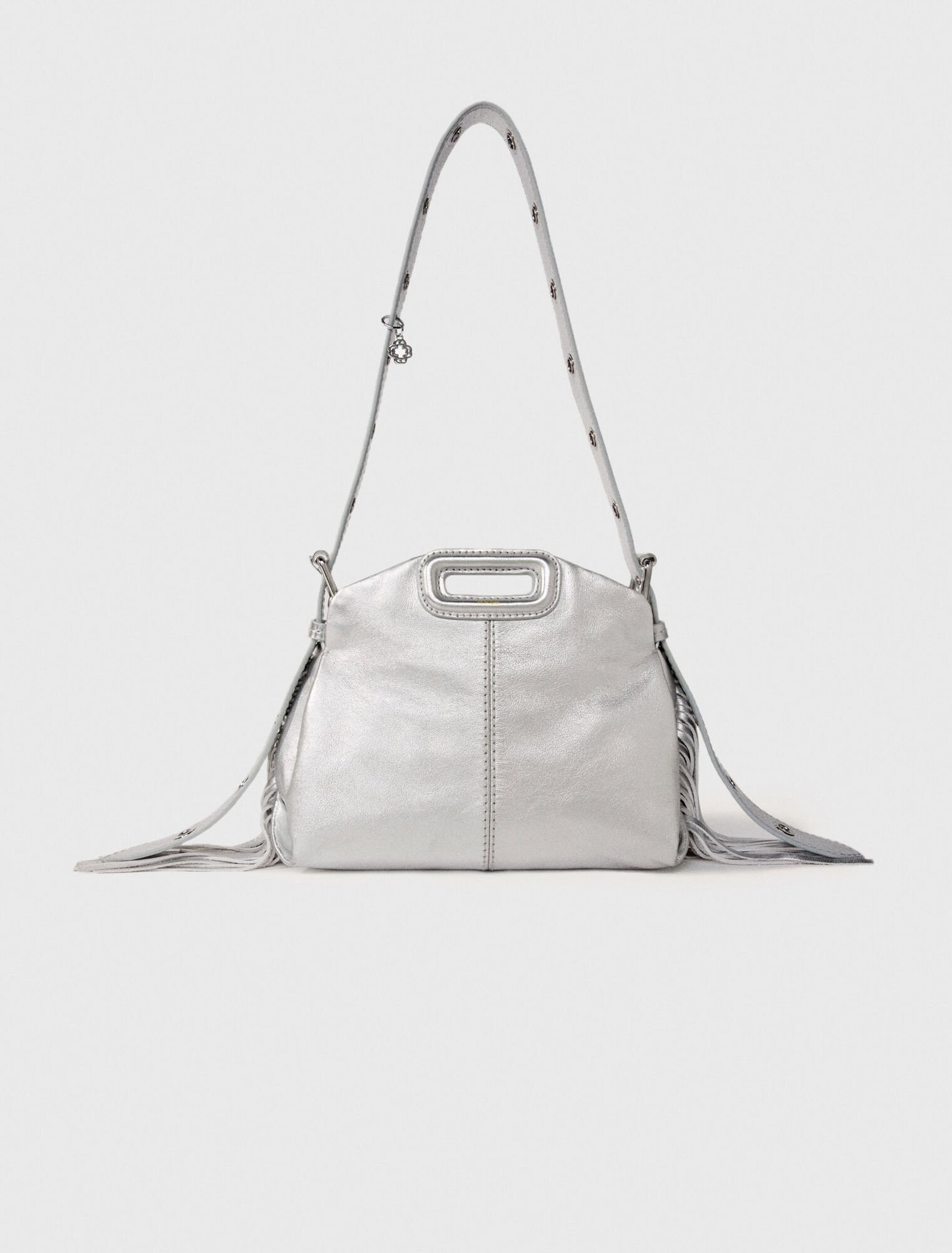 Sac Miss M Mini en cuir métal