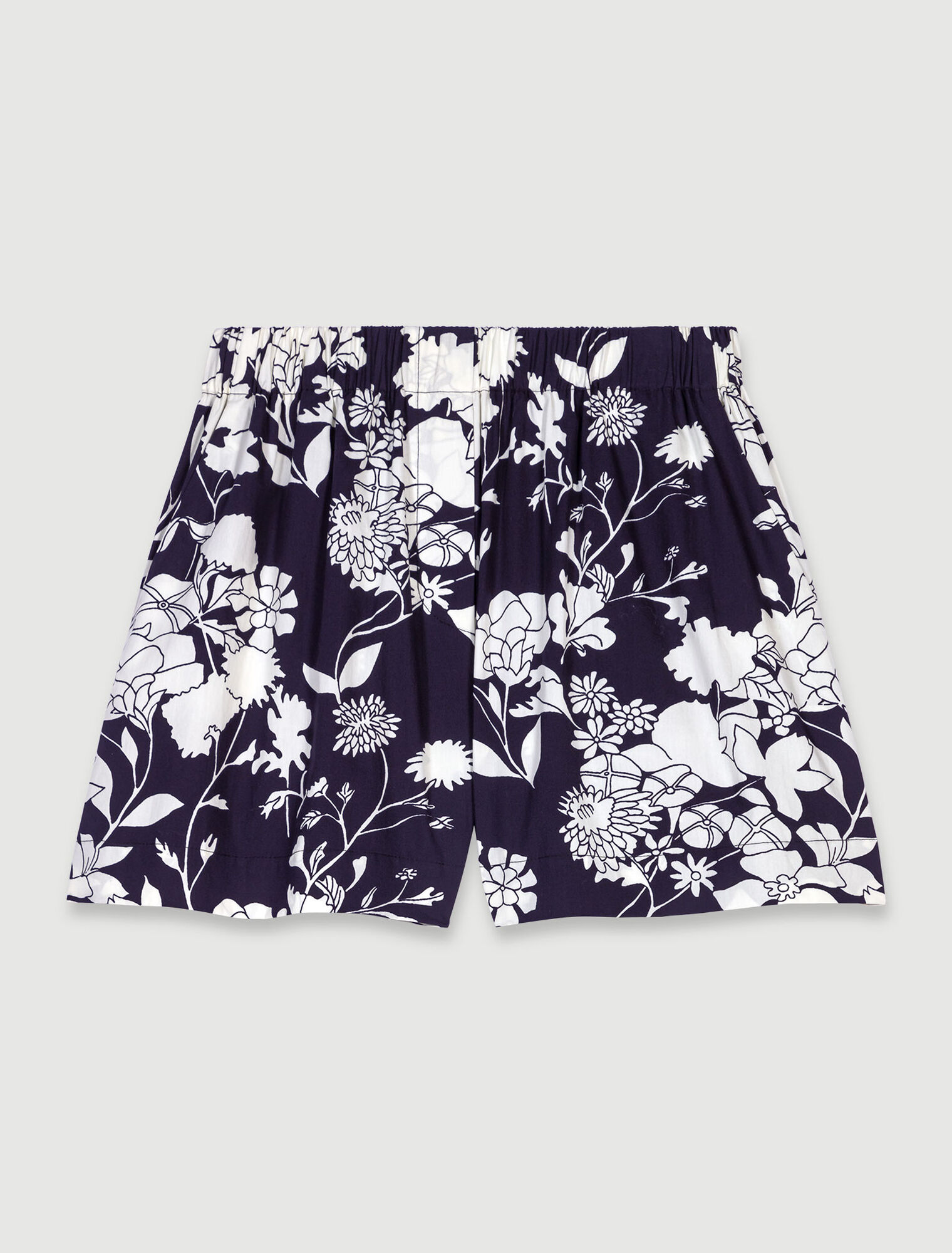 Short imprimé en coton
