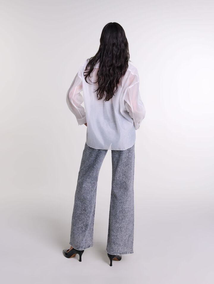 Chemise en organza
