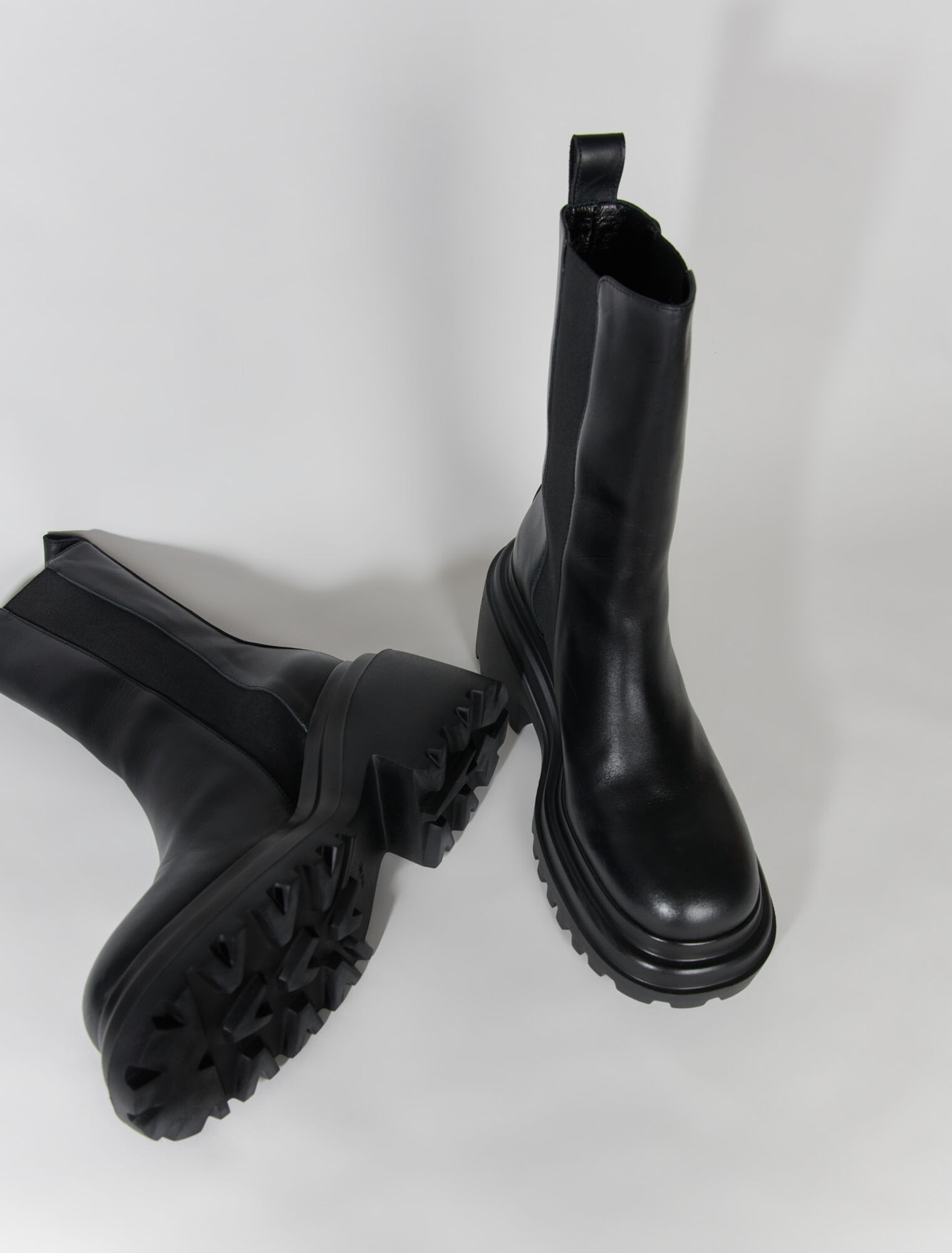 Bottines en cuir