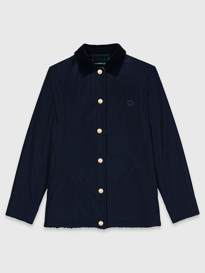 Parka r&eacute;versible bouclette