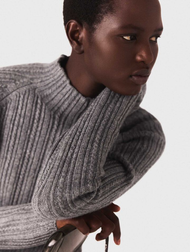 Robe en maille avec pull amovible 