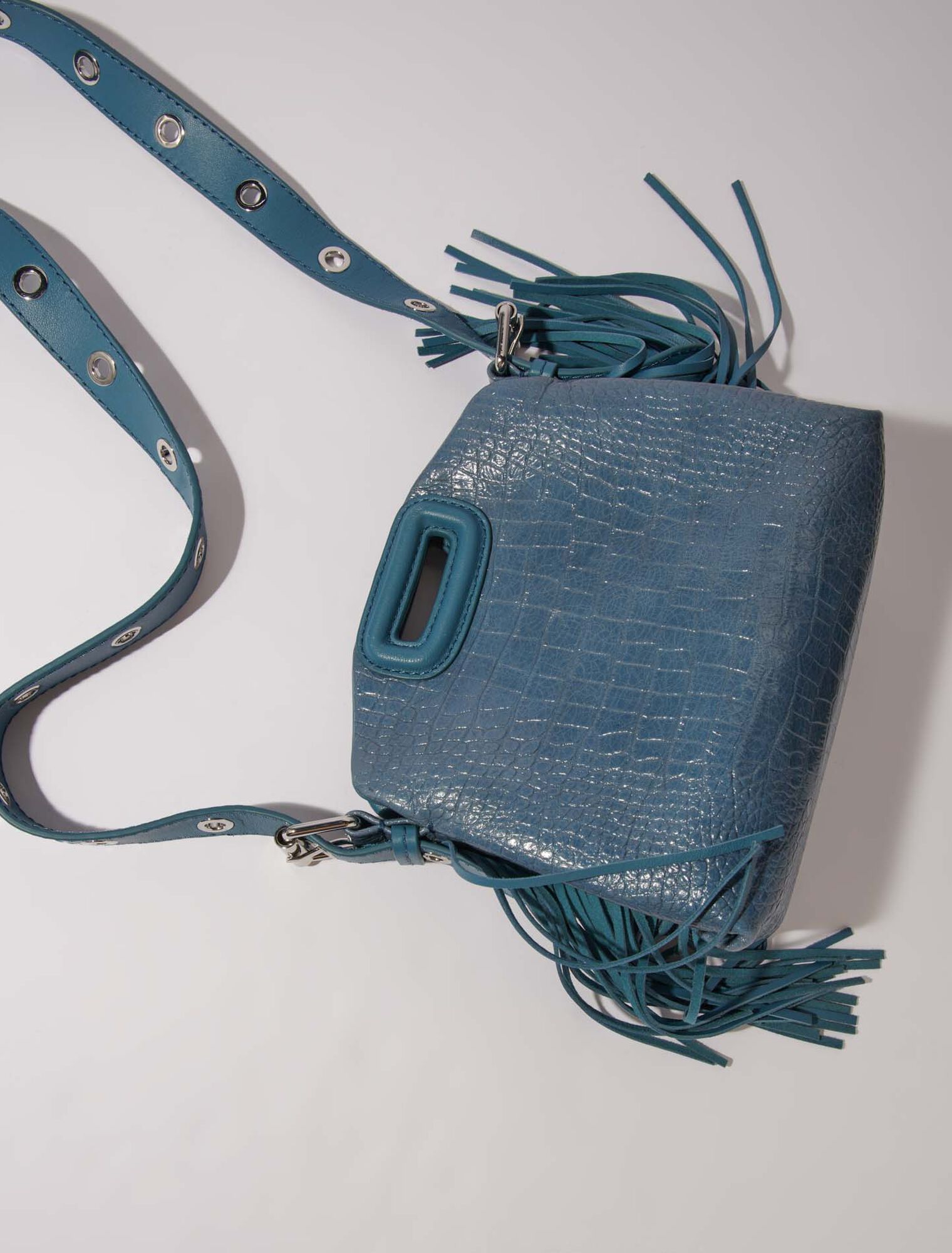 Sac Miss M Mini en cuir effet croco