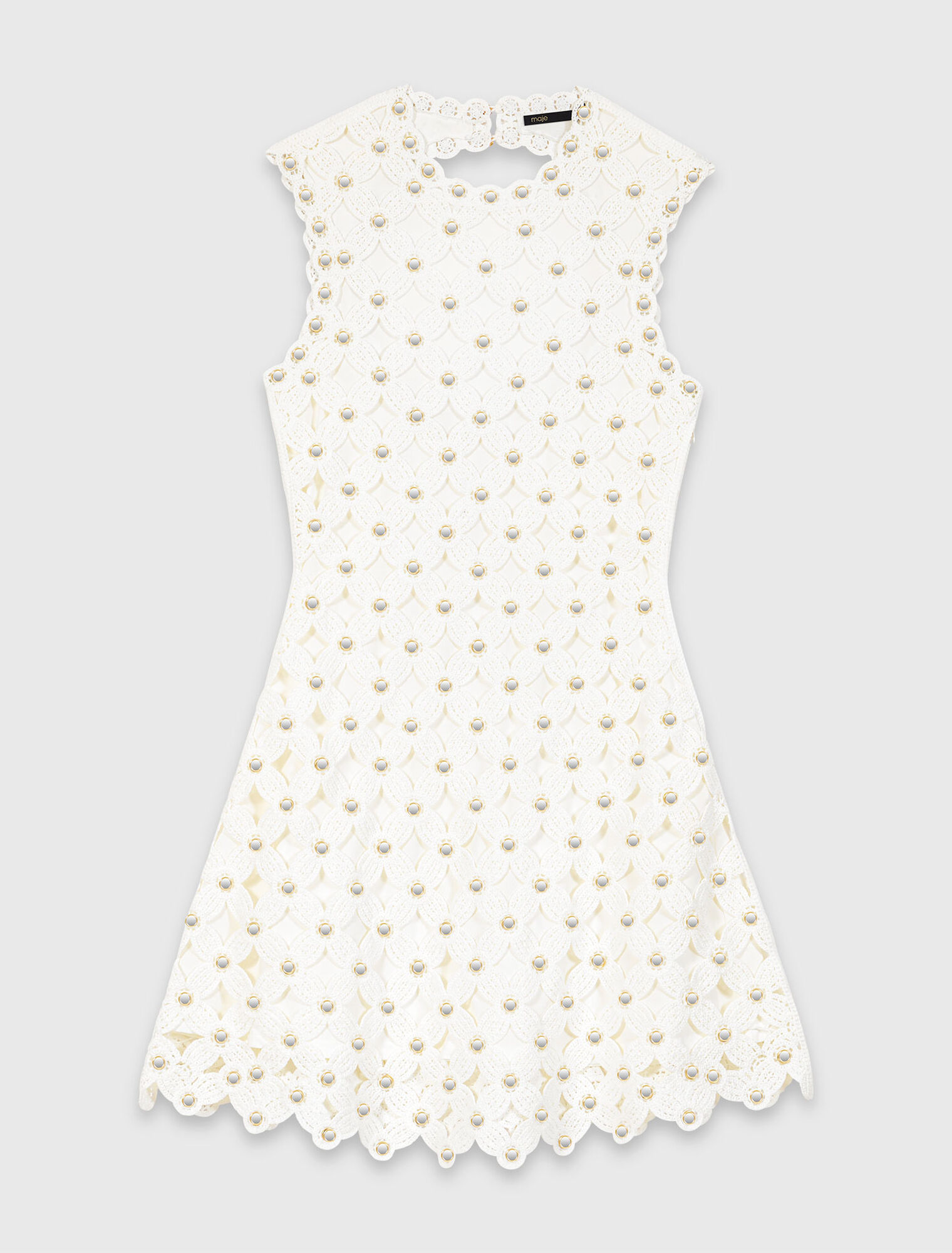 Robe en crochet avec miroirs