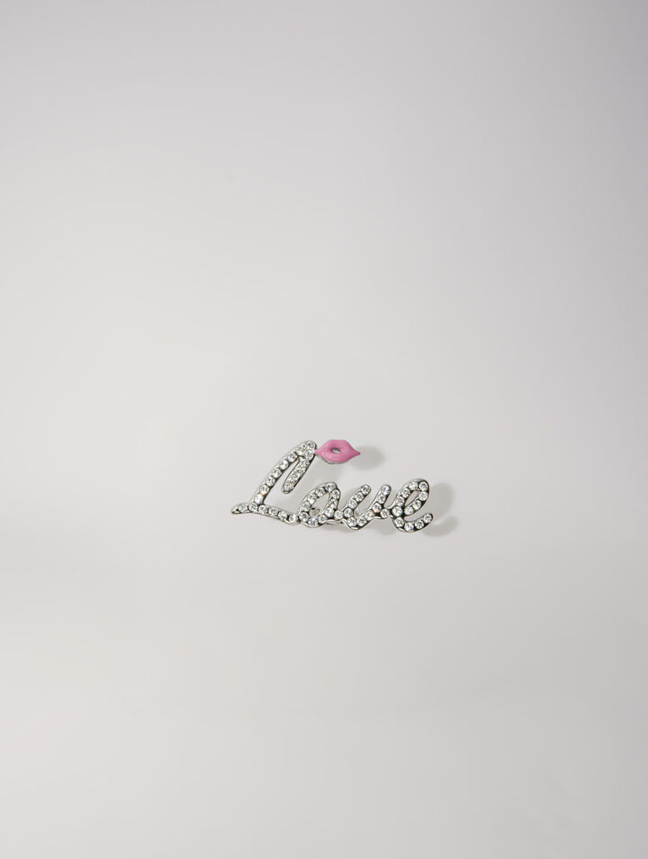 Bague Love strass