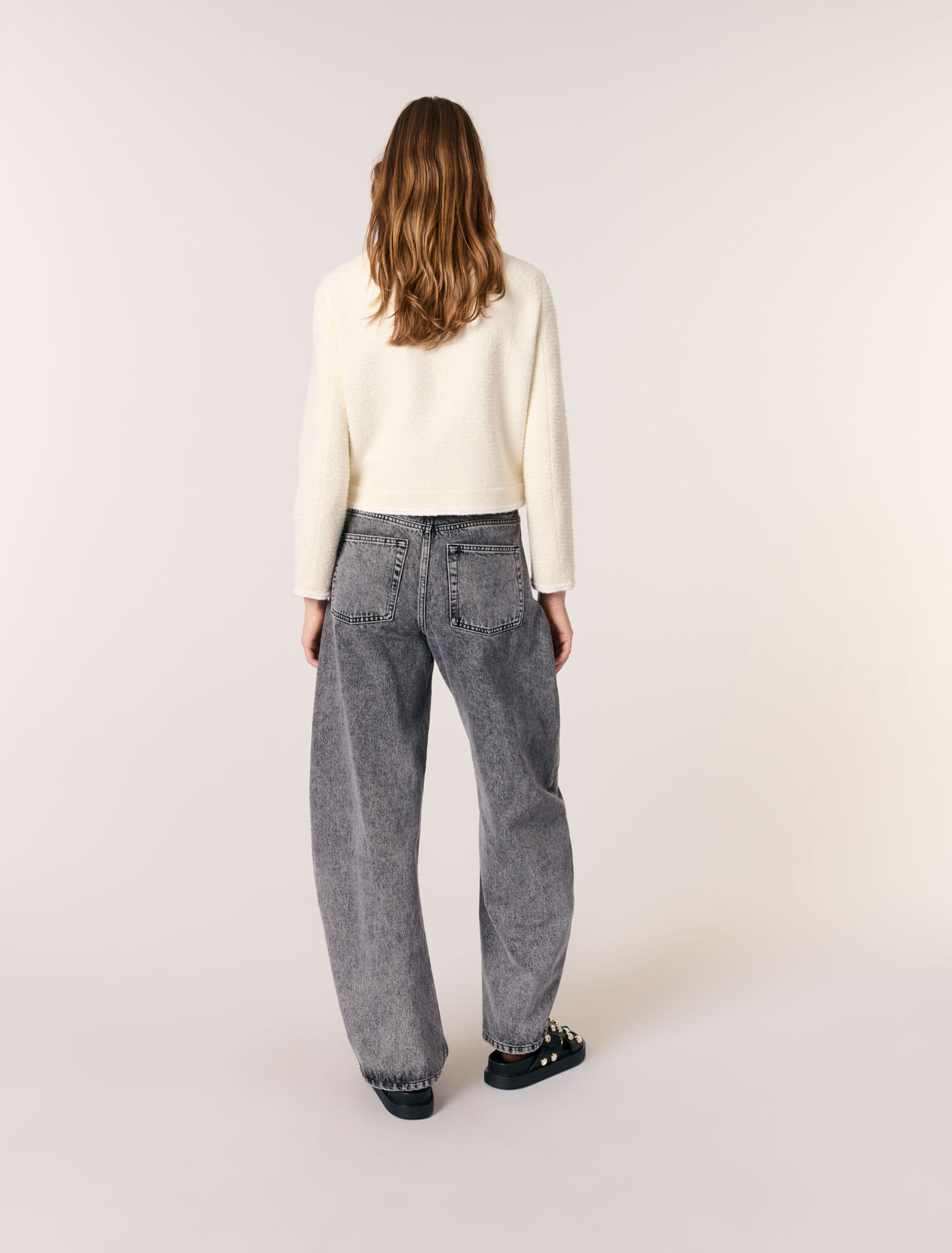 Veste courte en tweed