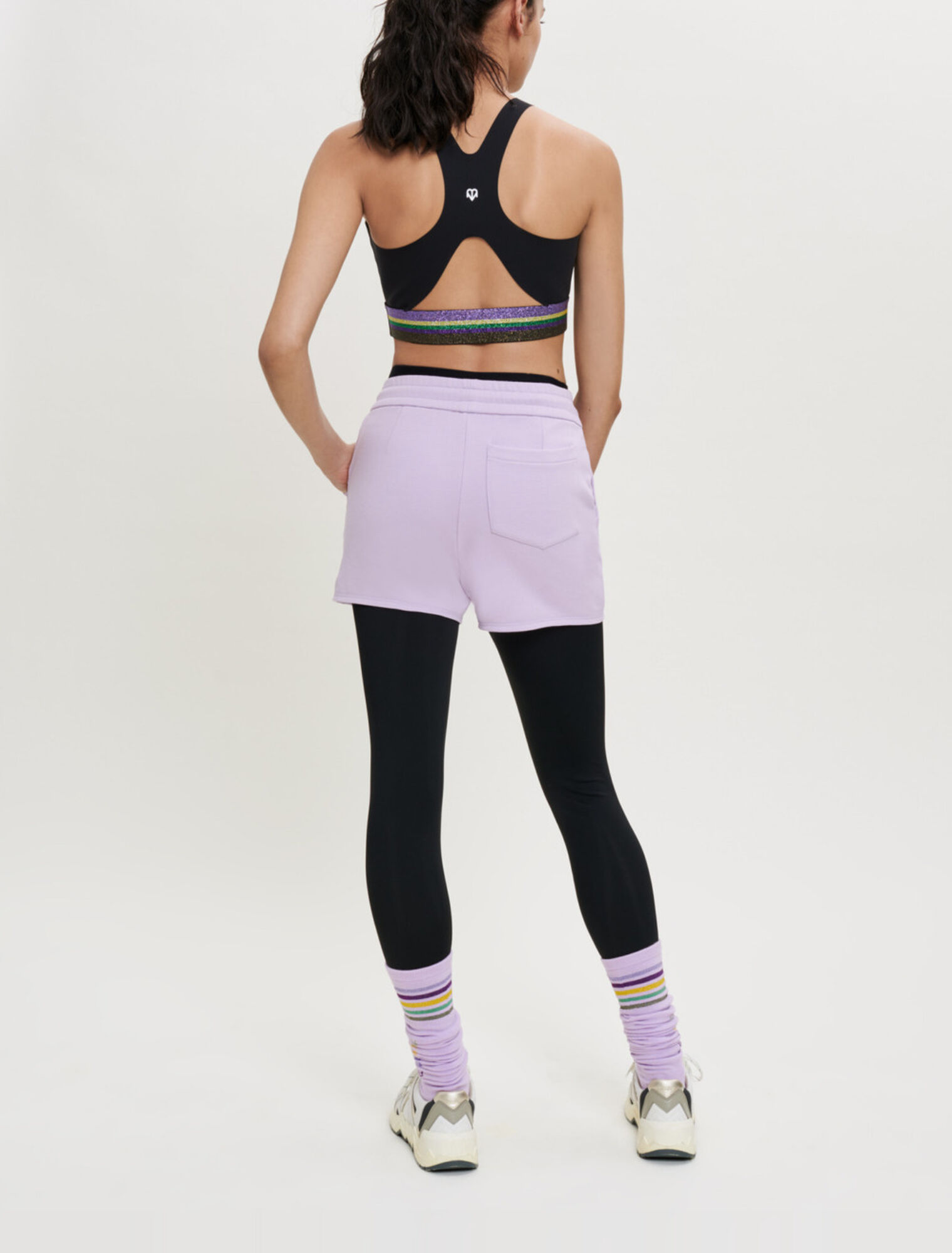 Short de sport en molleton