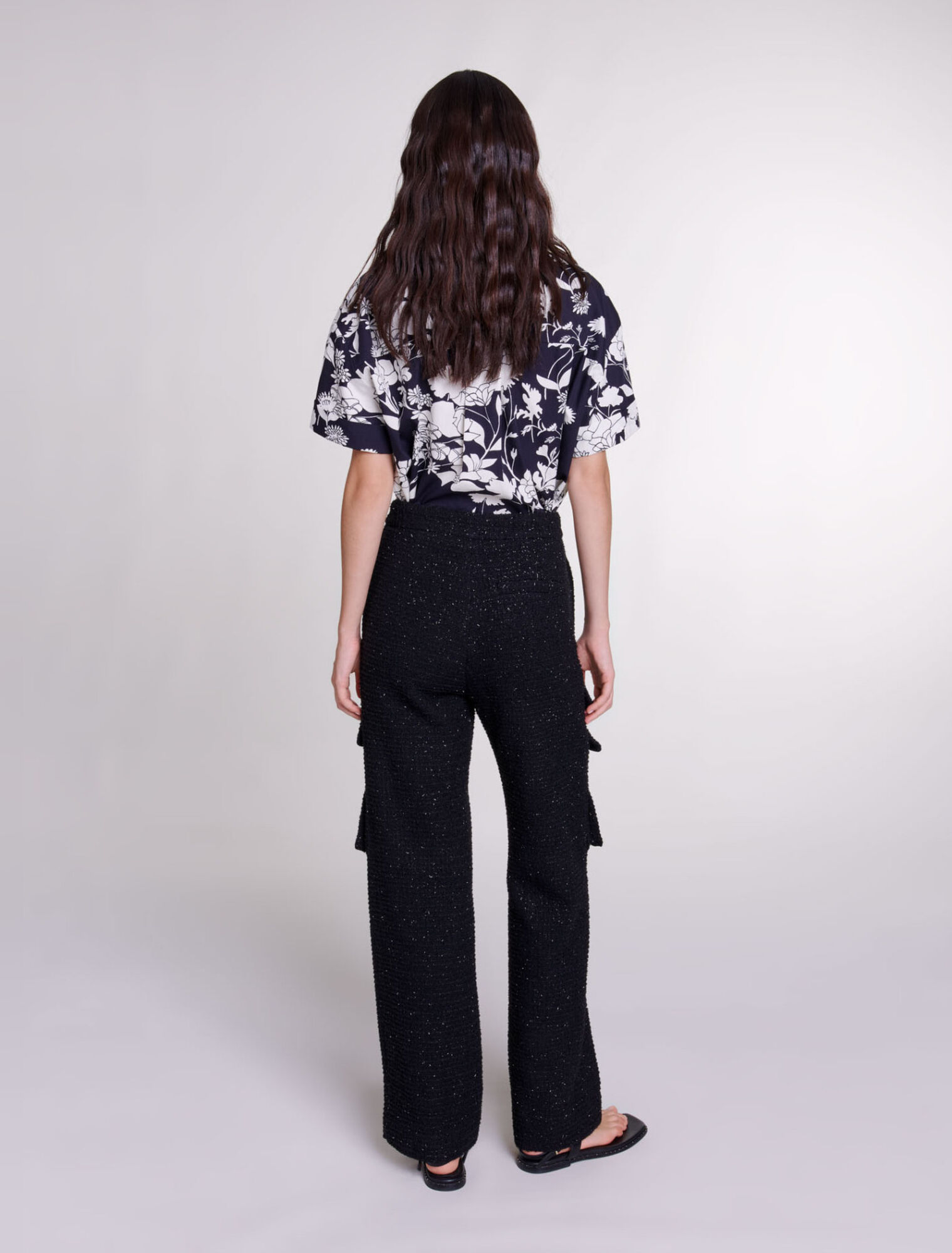 Pantalon en tweed