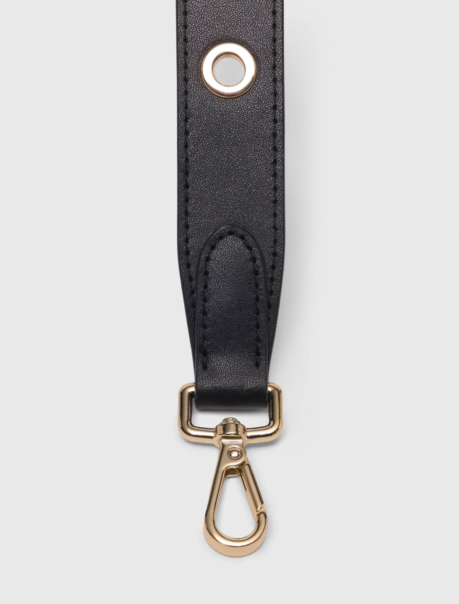 Bandoulière en cuir à œillets