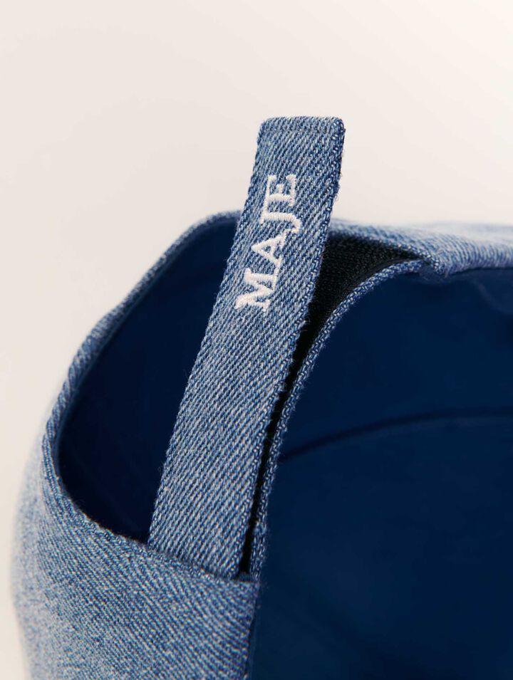 Casquette en denim