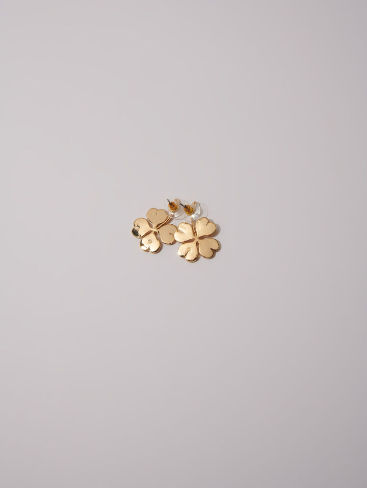Boucles d'oreilles trèfle