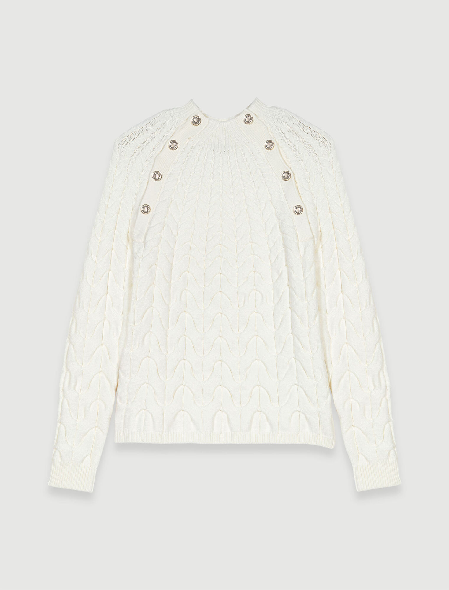 Pull maille torsadée