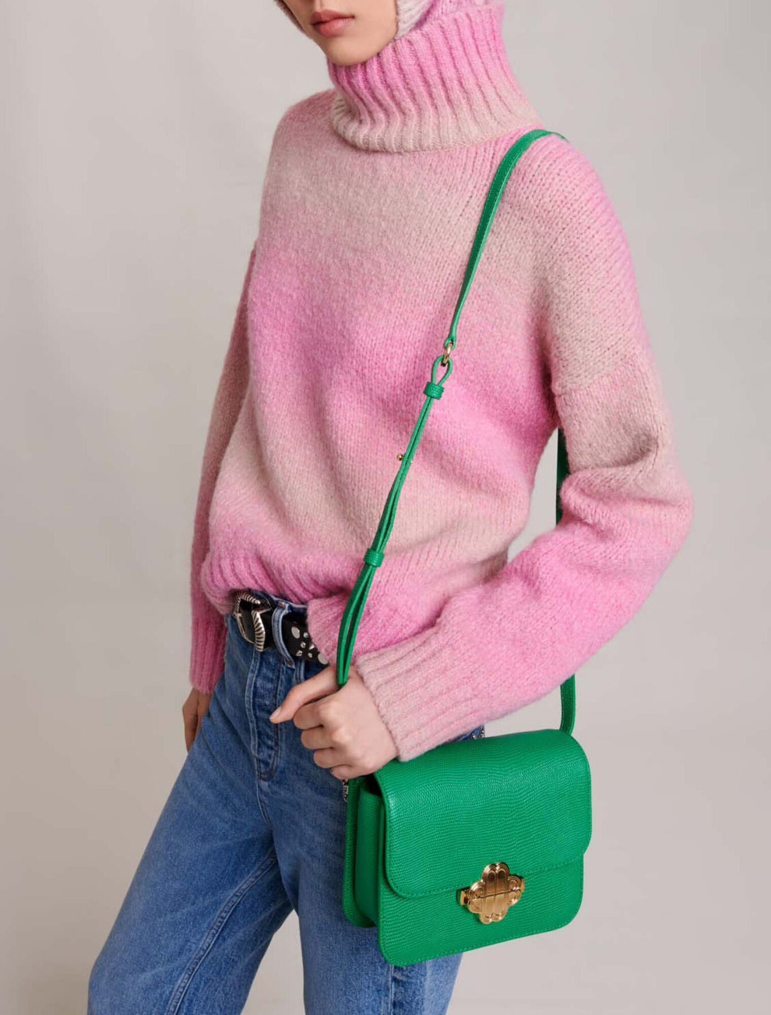 Pull en maille dégradée