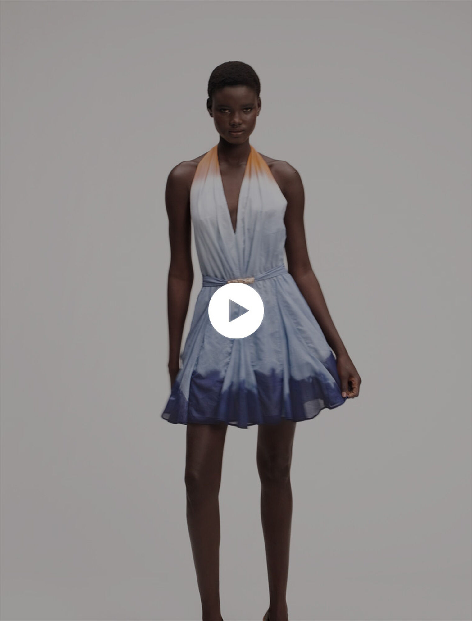 Robe courte tie & dye