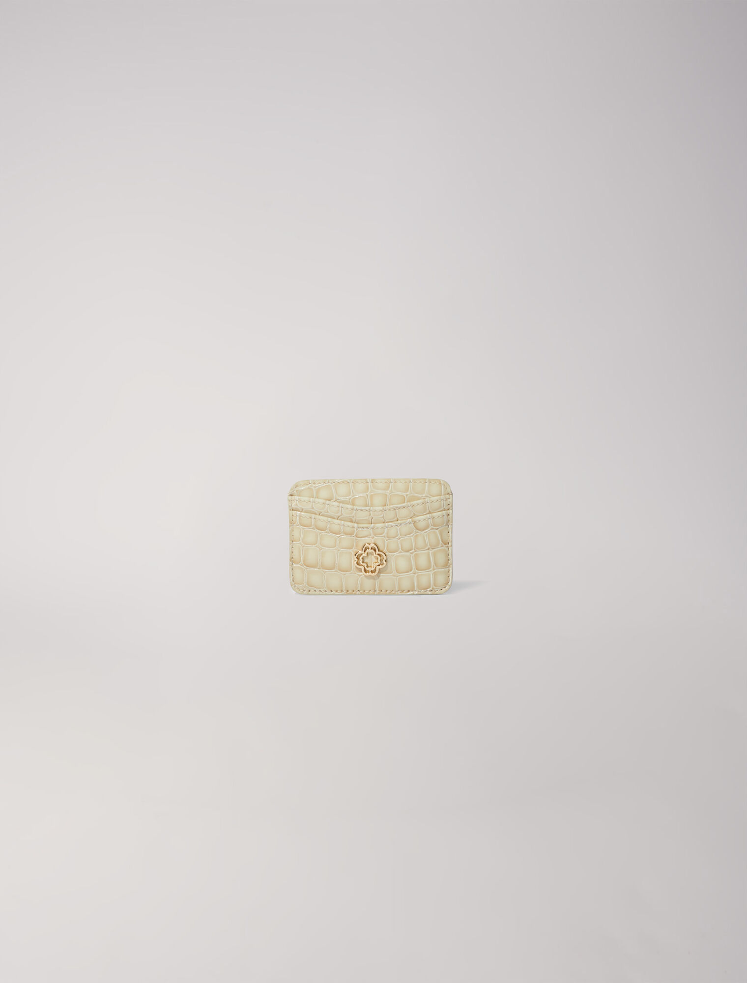 Porte-cartes en cuir glossy