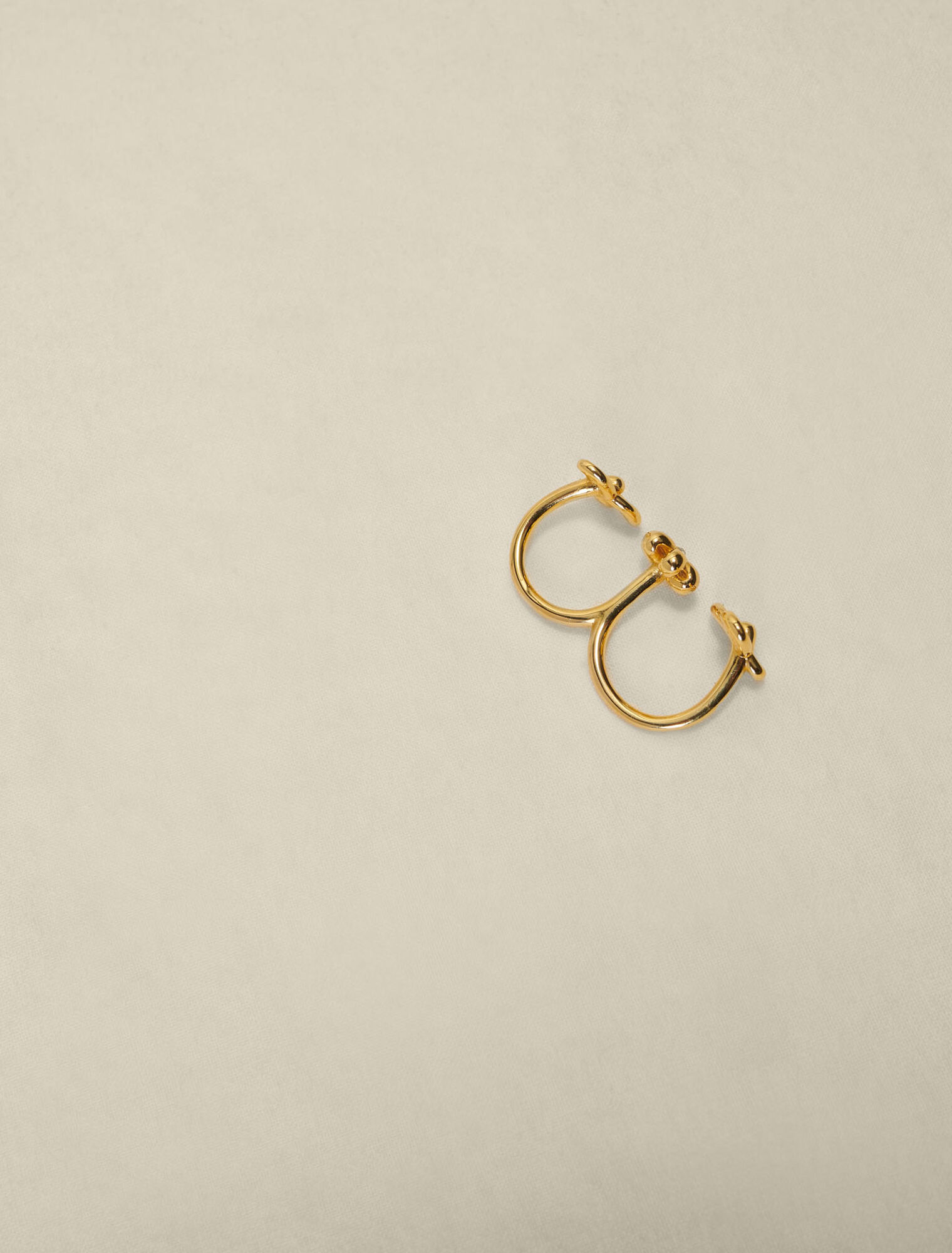 Bague double fleur