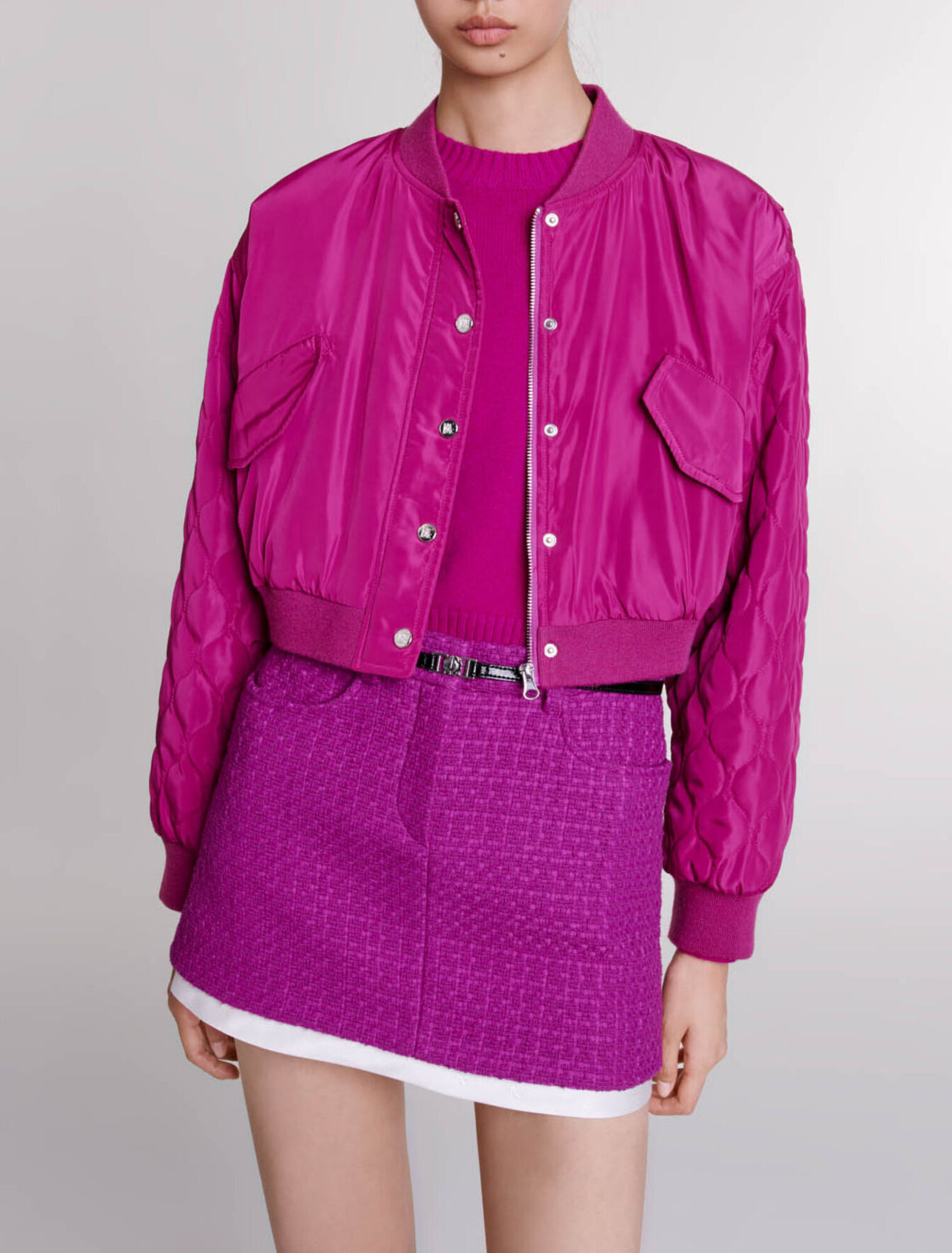 Blouson bomber court