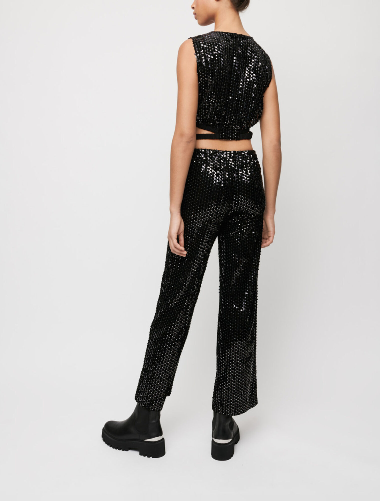Pantalon large et droit