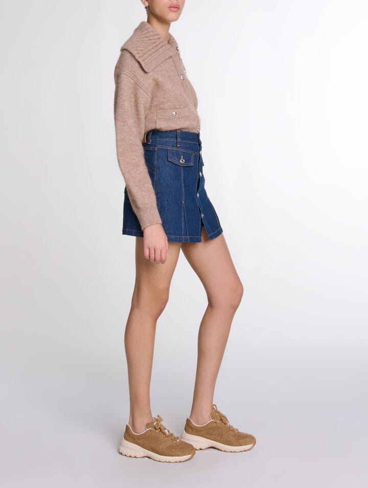 Short trompe l'&oelig;il en denim