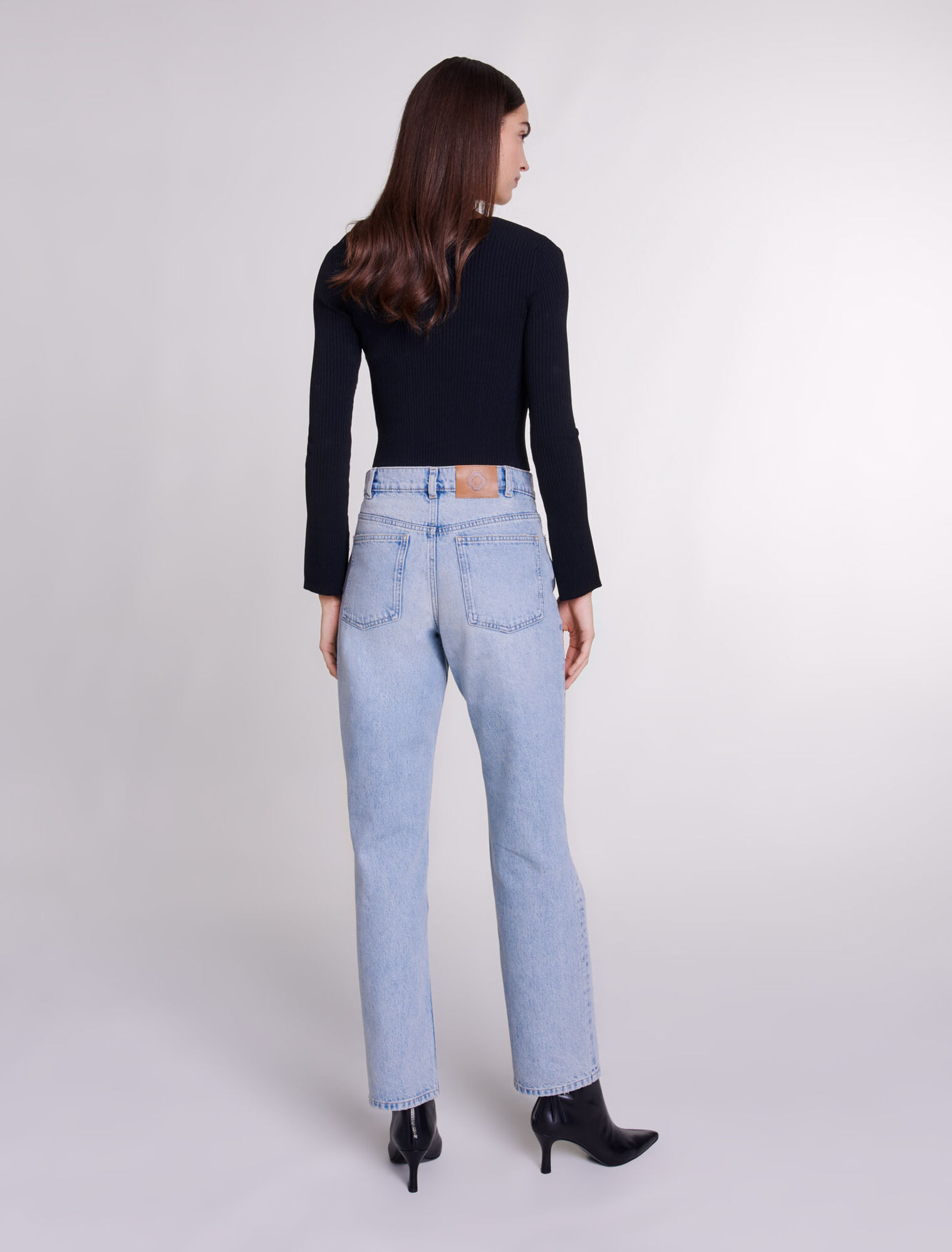 Twin set en maille stretch