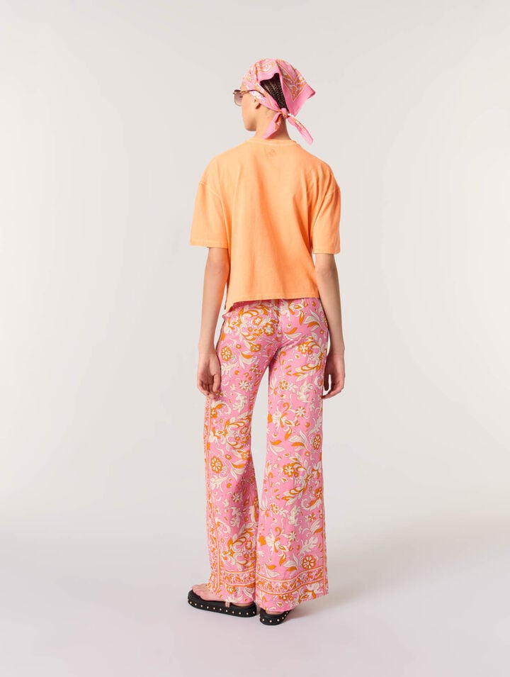Tee-shirt avec logo bijou