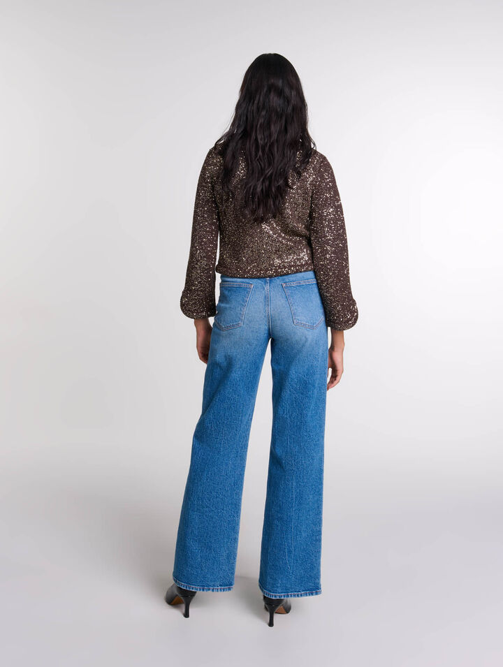 Cardigan à sequins